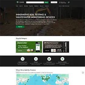 Desktop and mobile views of Dynamic Monitors industrial IoT site—clean Charlottetown web design by TrueWeb Media.