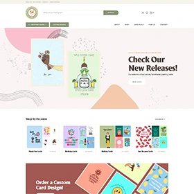 Product grid of Totally Handmade e-commerce craft store—responsive WordPress web design in PEI by TrueWeb Media.